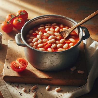 Haricots blancs tomate